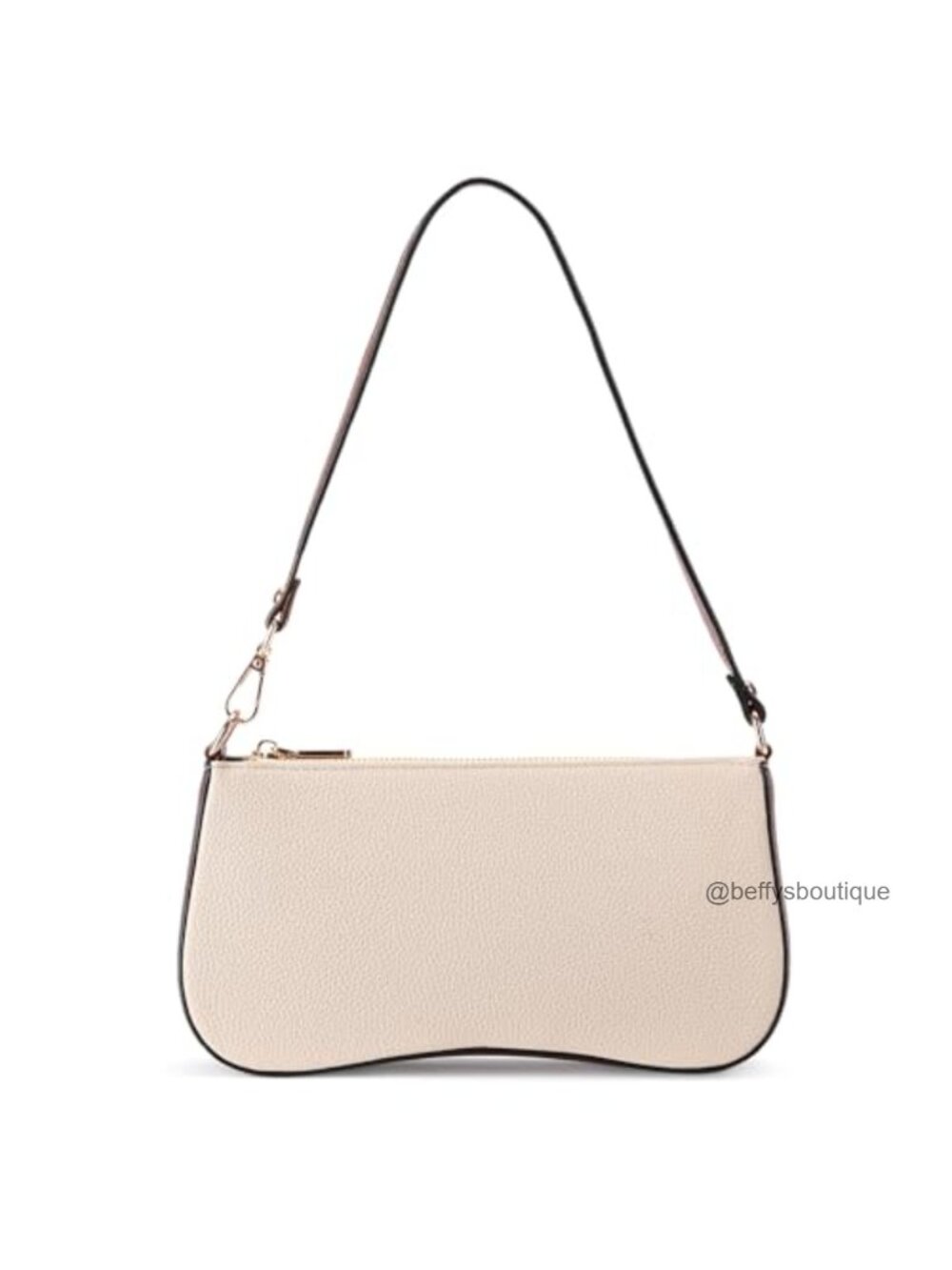 Small Vegan Leather Hobo Shoulder Bag with Removable Straps
